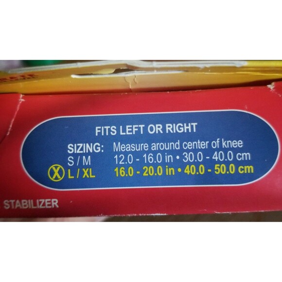 Mueller sport care knee moderate support elastic knee stabilizer size large nib - Picture 5 of 8